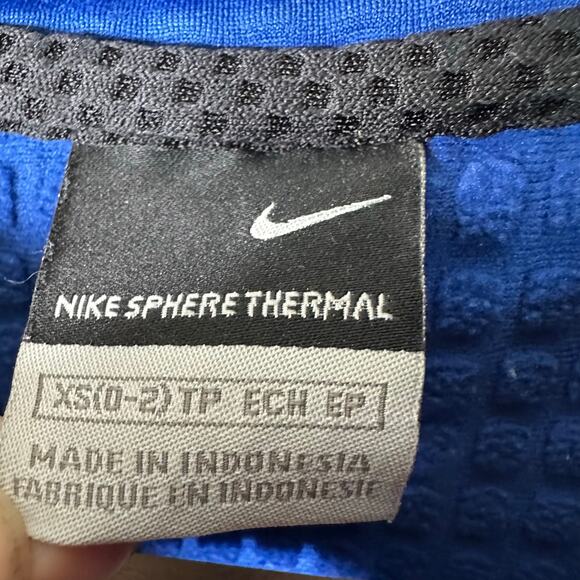 Nike Sphere Thermal Womens size XS 0-2 Zip Up Jacket Blue Running Active 157582 - Picture 7 of 10